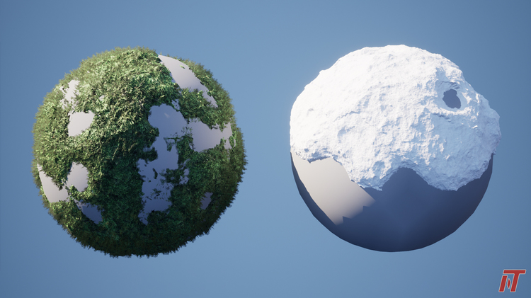 Procedural Moss & Snow
