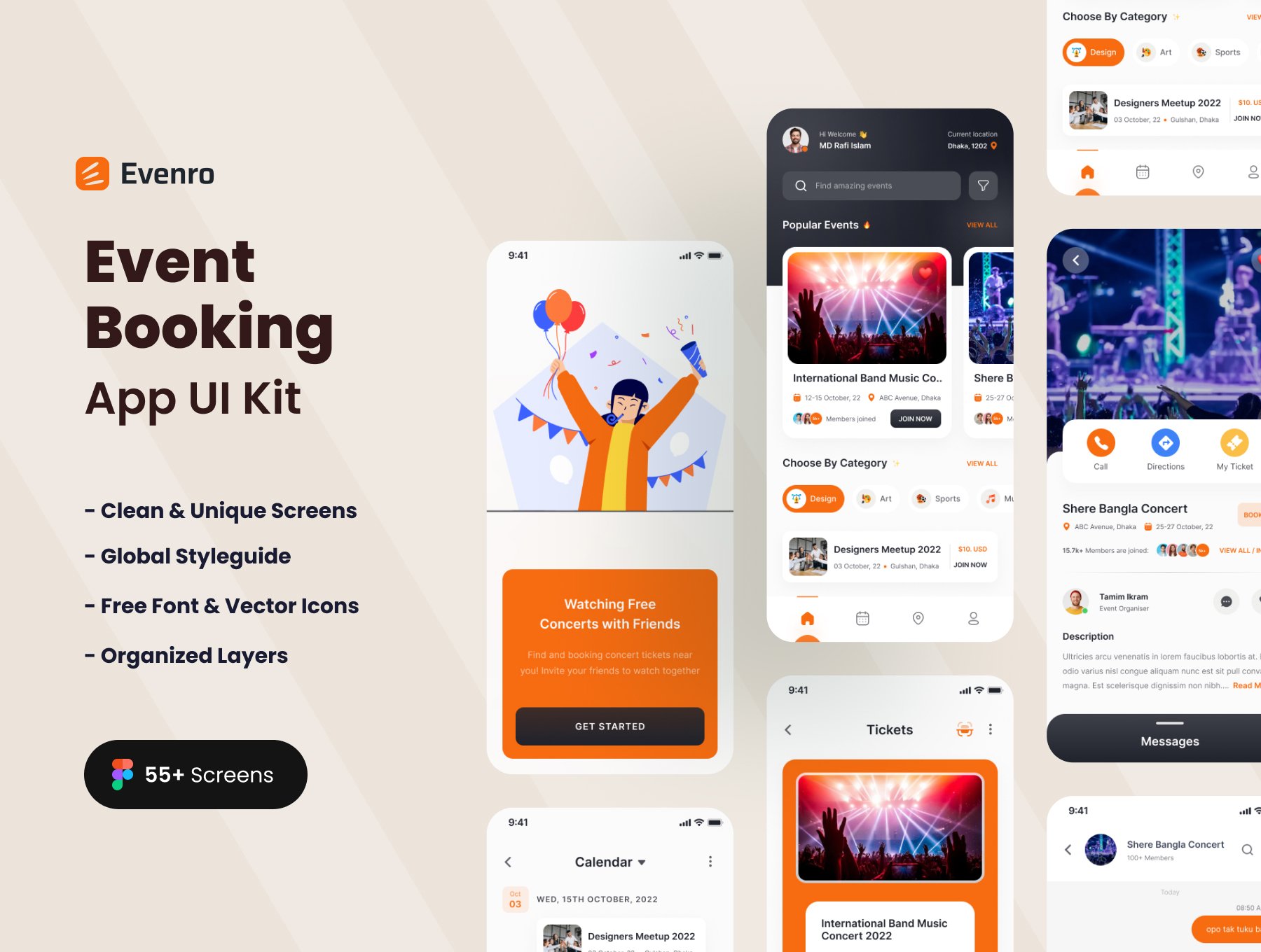 Evenro - Event Booking App