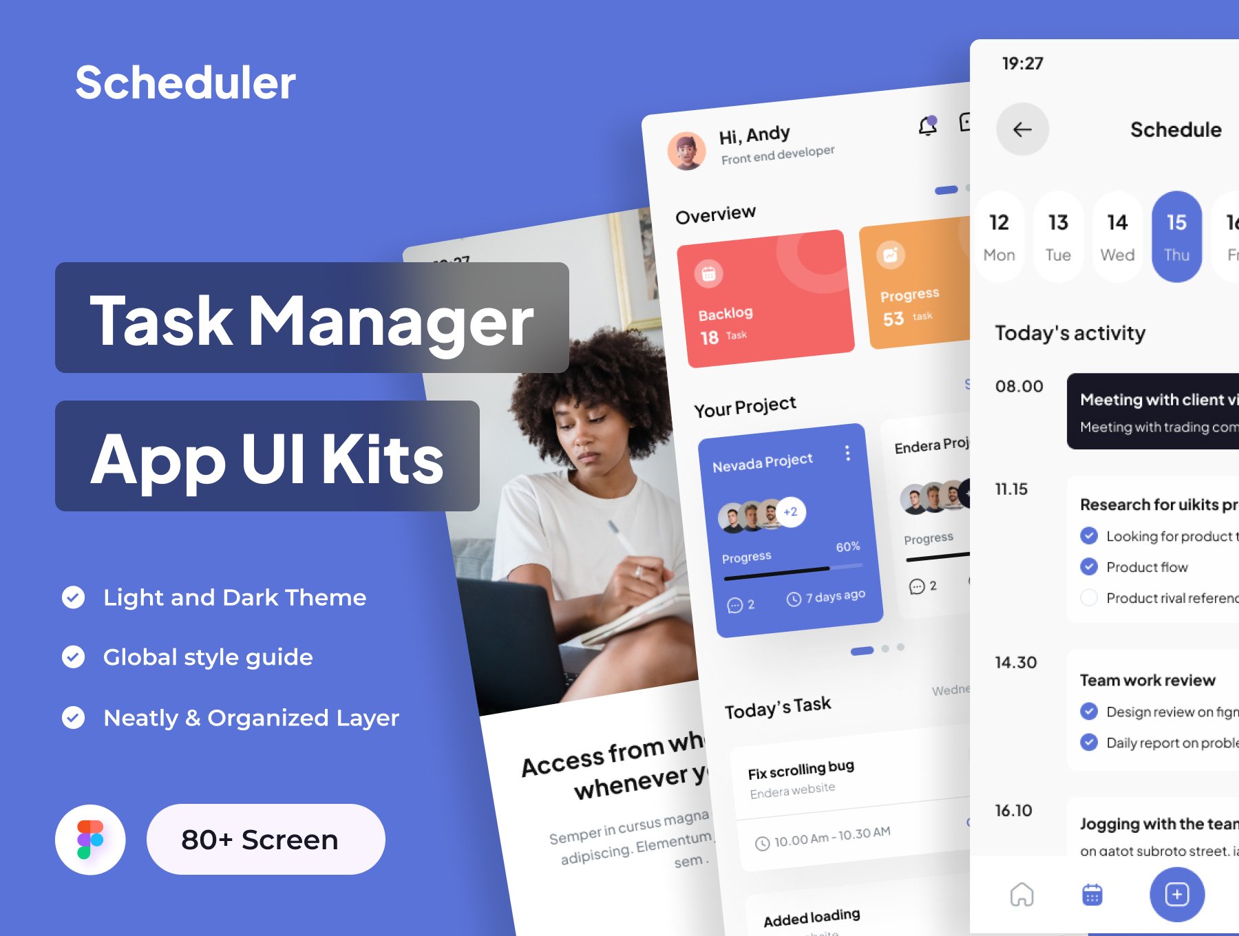 Scheduler - Task Manager App UI Kits