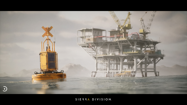 Industrial Sci-Fi and Modular Oil Rig
