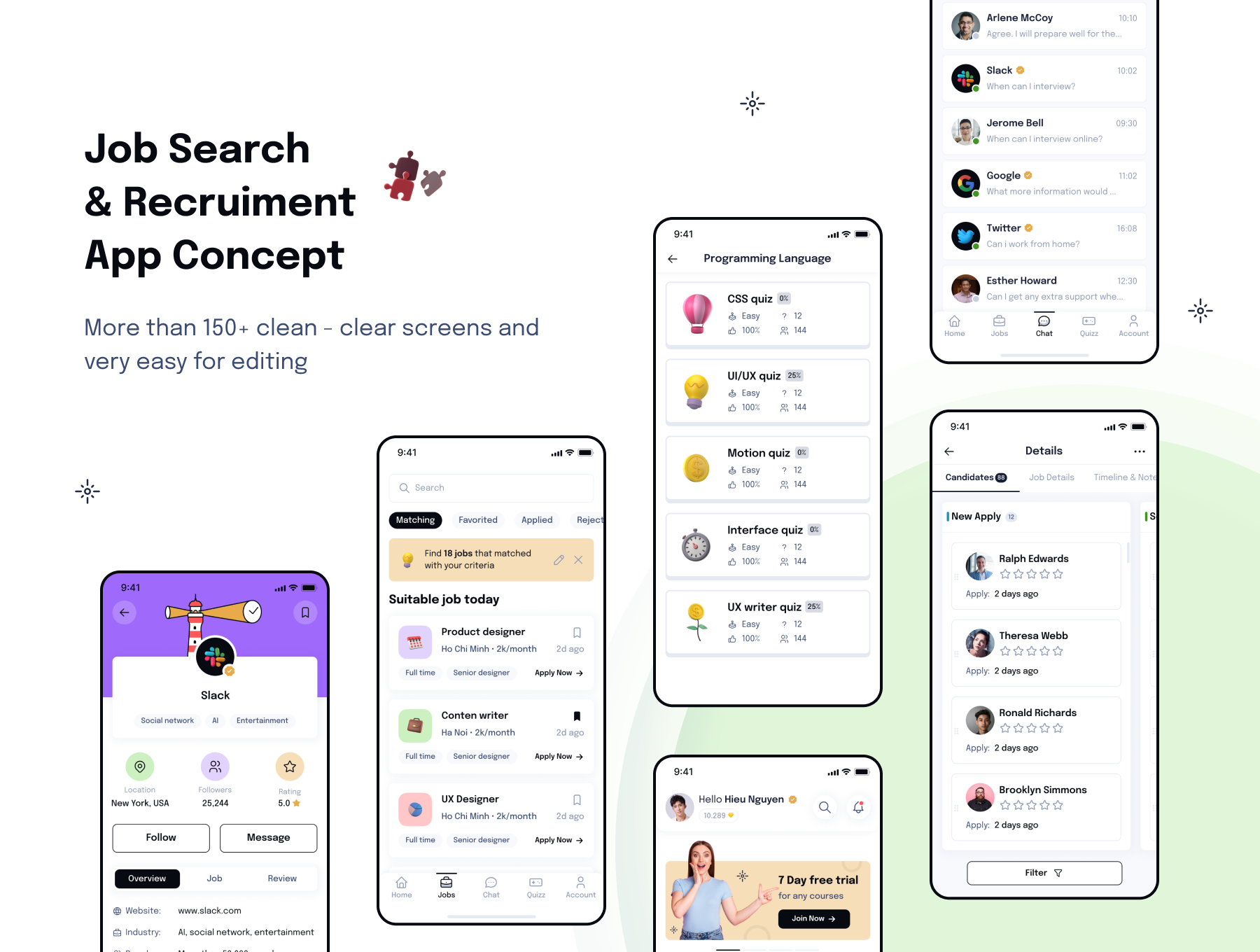 Jobby - Job Finder App UI Kit