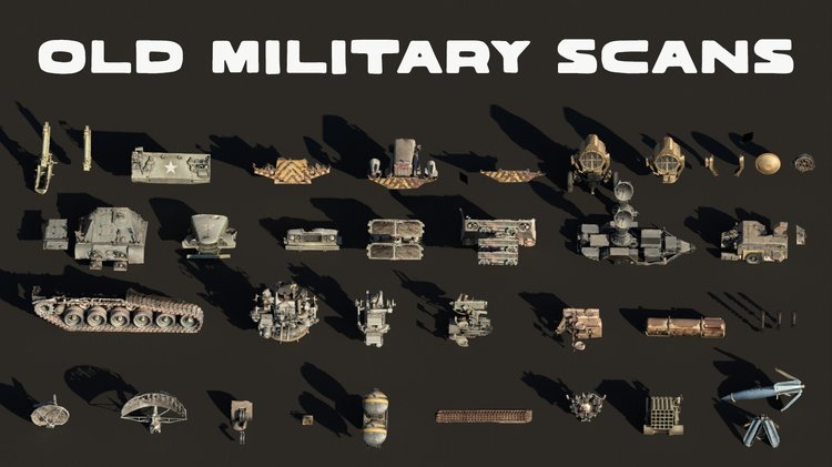 Old Military scanned assets