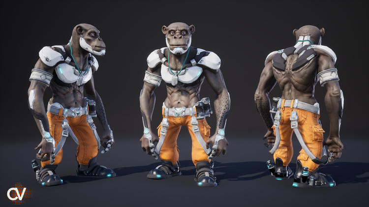 Space Monkey Sci-Fi
