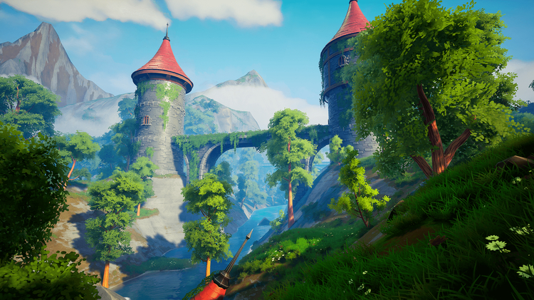 Dreamscape Nature : Tower - Stylized Open World Environment