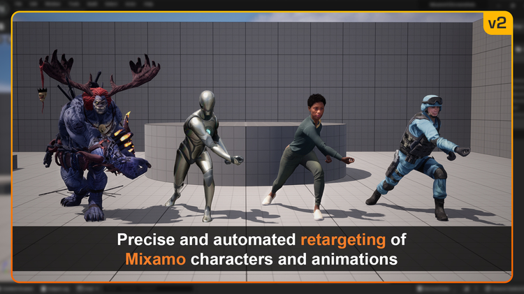 Mixamo Animation Retargeting 2 