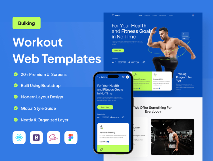 Bulking - Workout Web Templates