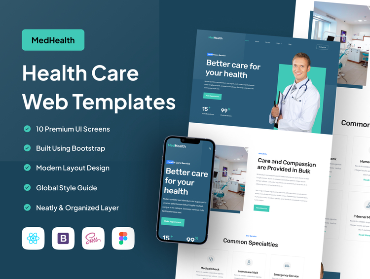 MedHealth - Health Care Web Templates