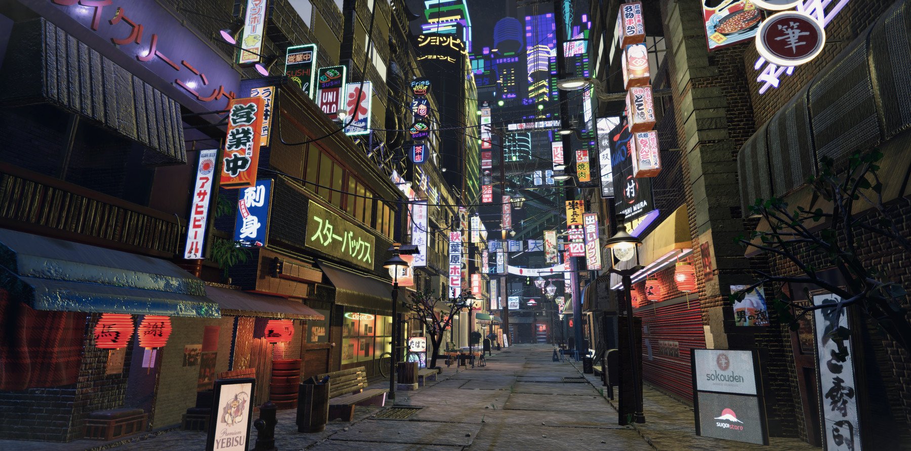 okyo City Street (Futuristic)