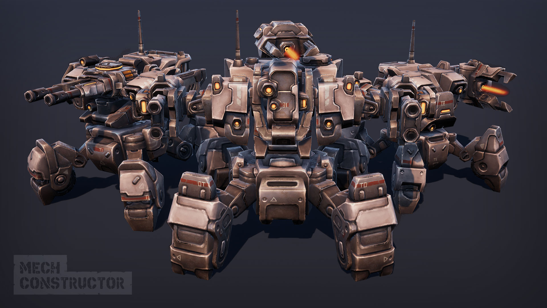 Mech Constructor - Spiders and Tanks 