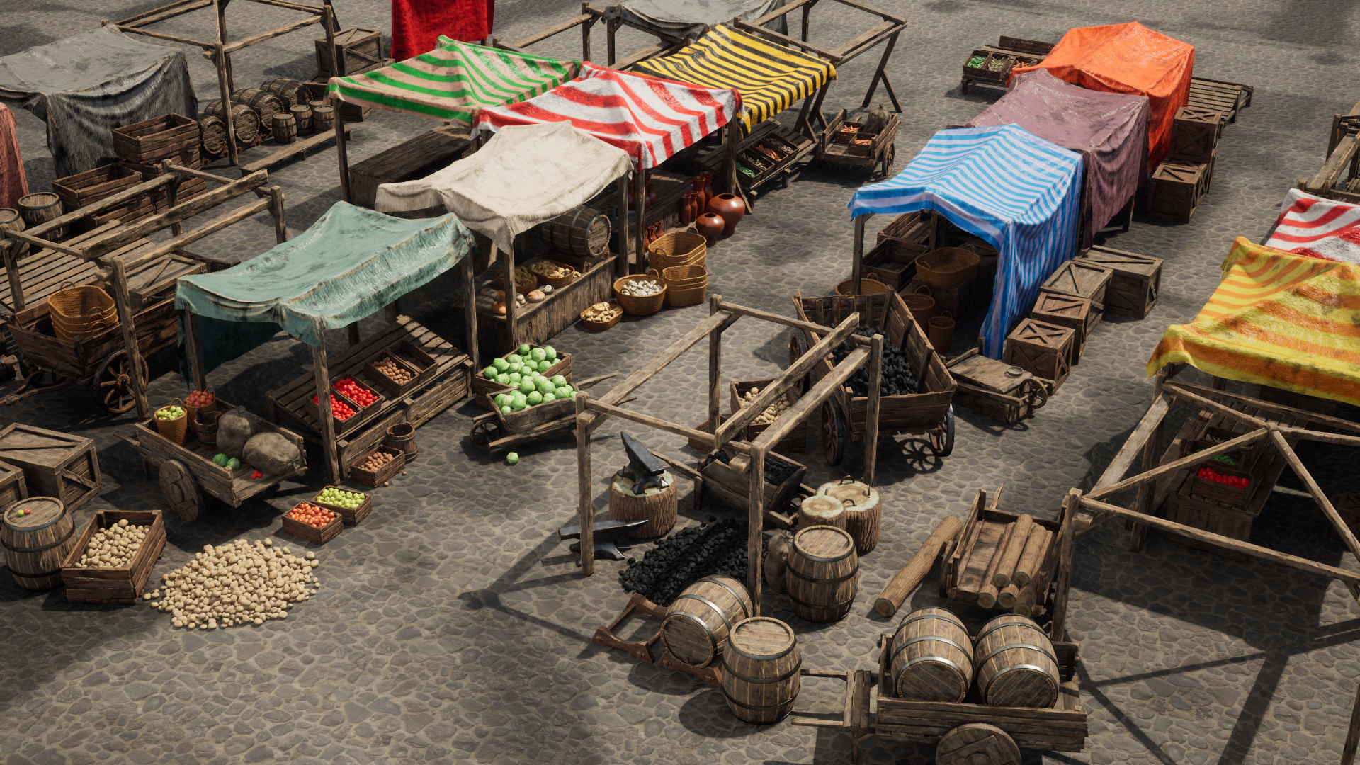 Medieval Market Optimized