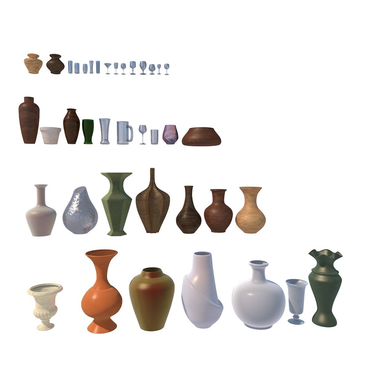 Vases 3D Model