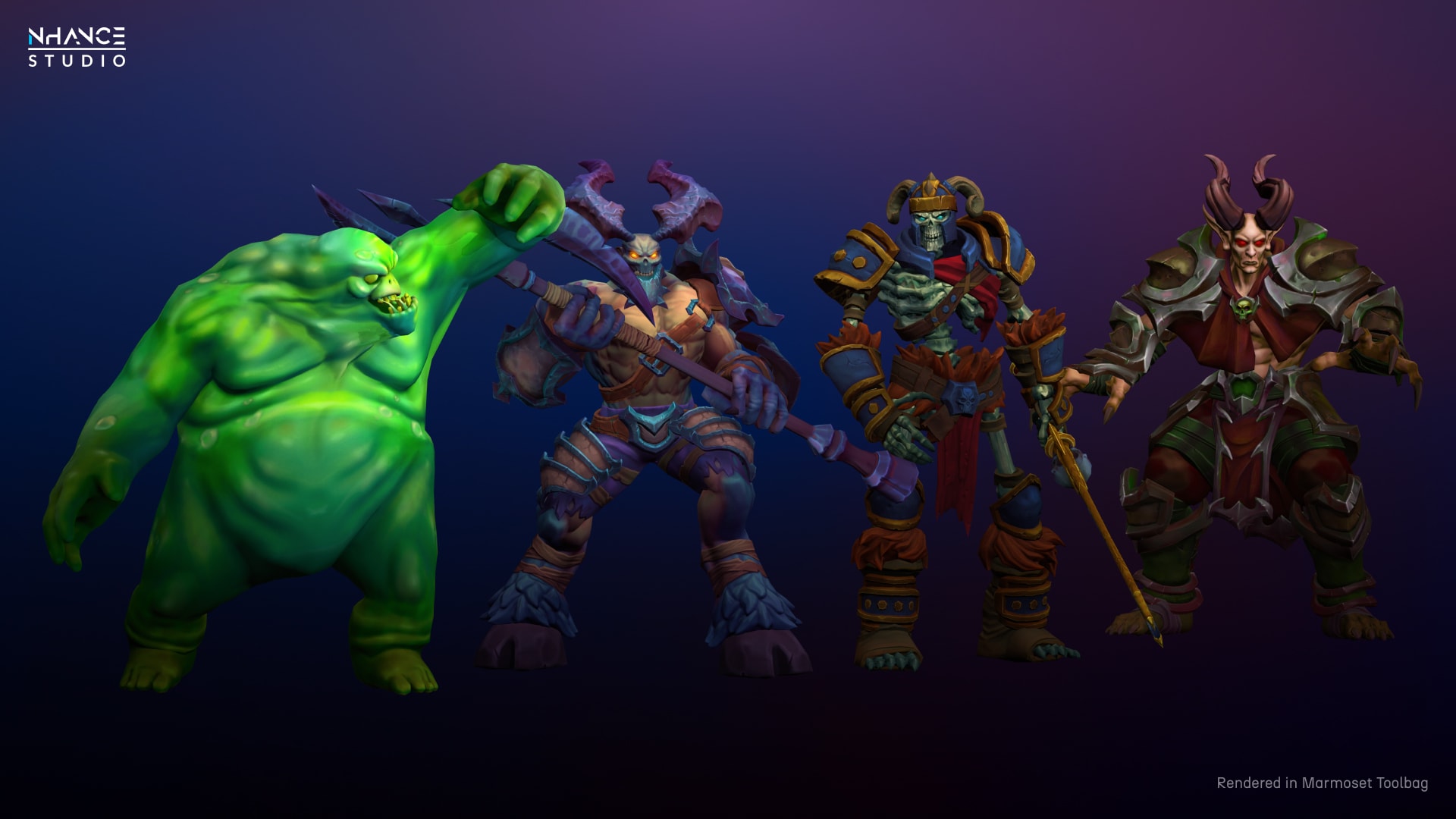 Stylized Fantasy Enemy NPC Bundle 