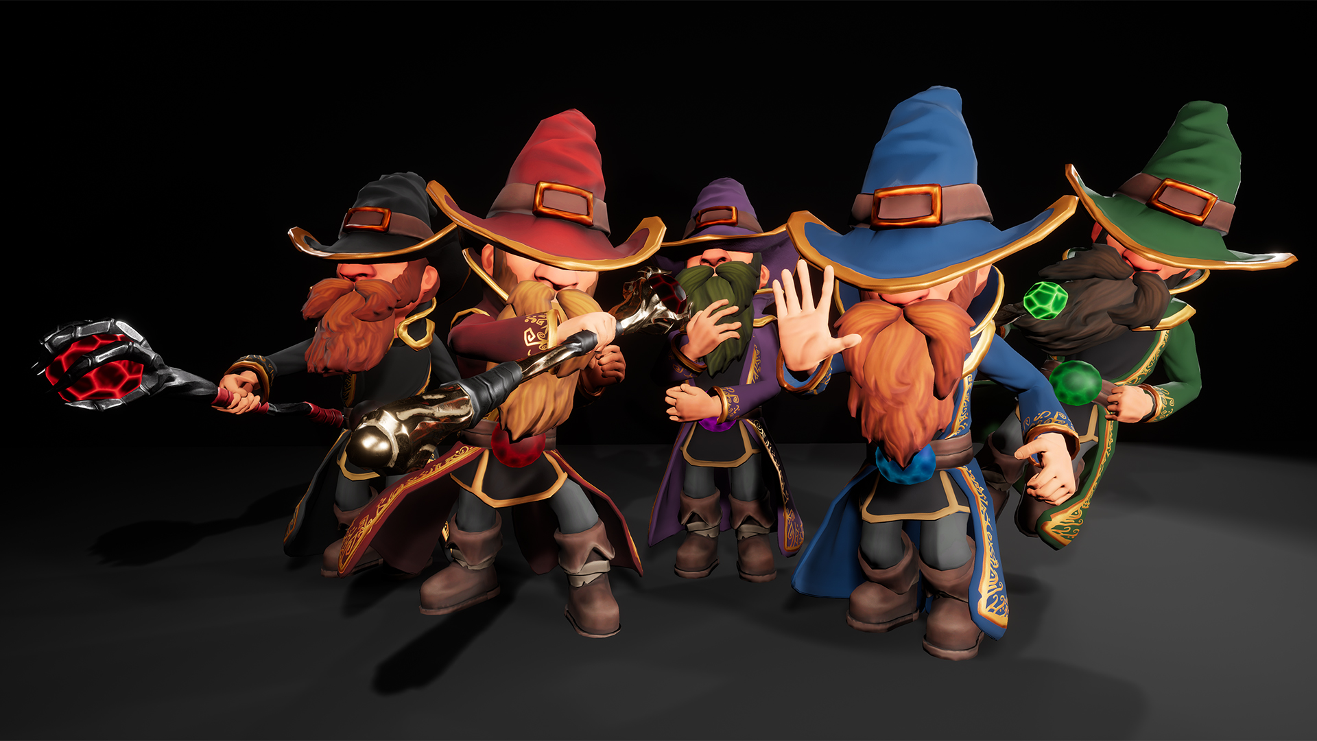 Animated Stylized Wizard