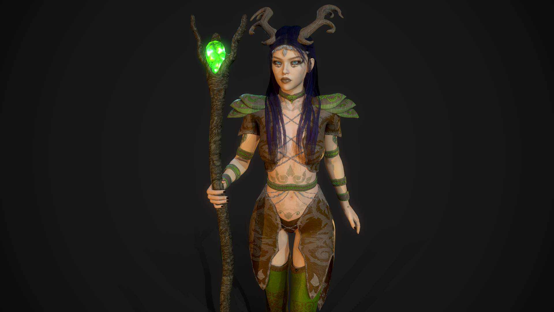 Forest Druid Girl