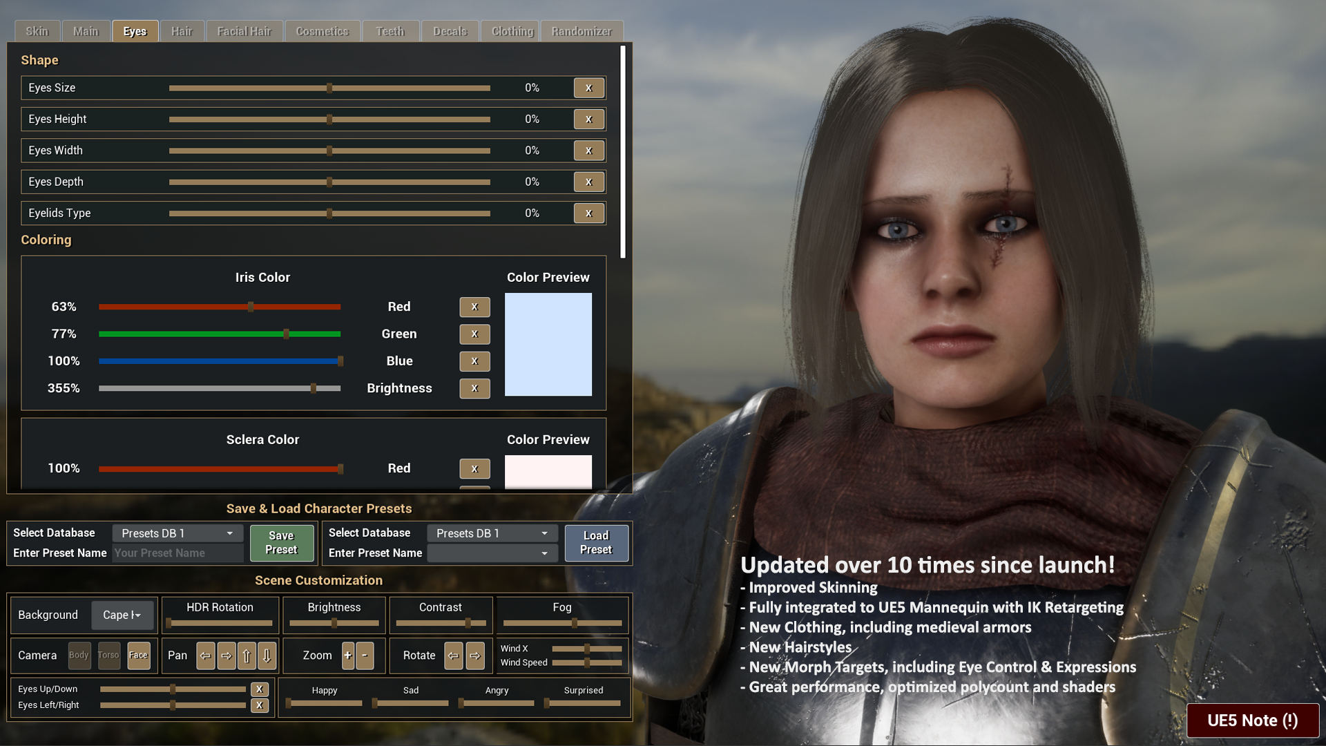 Universal Character Customization System