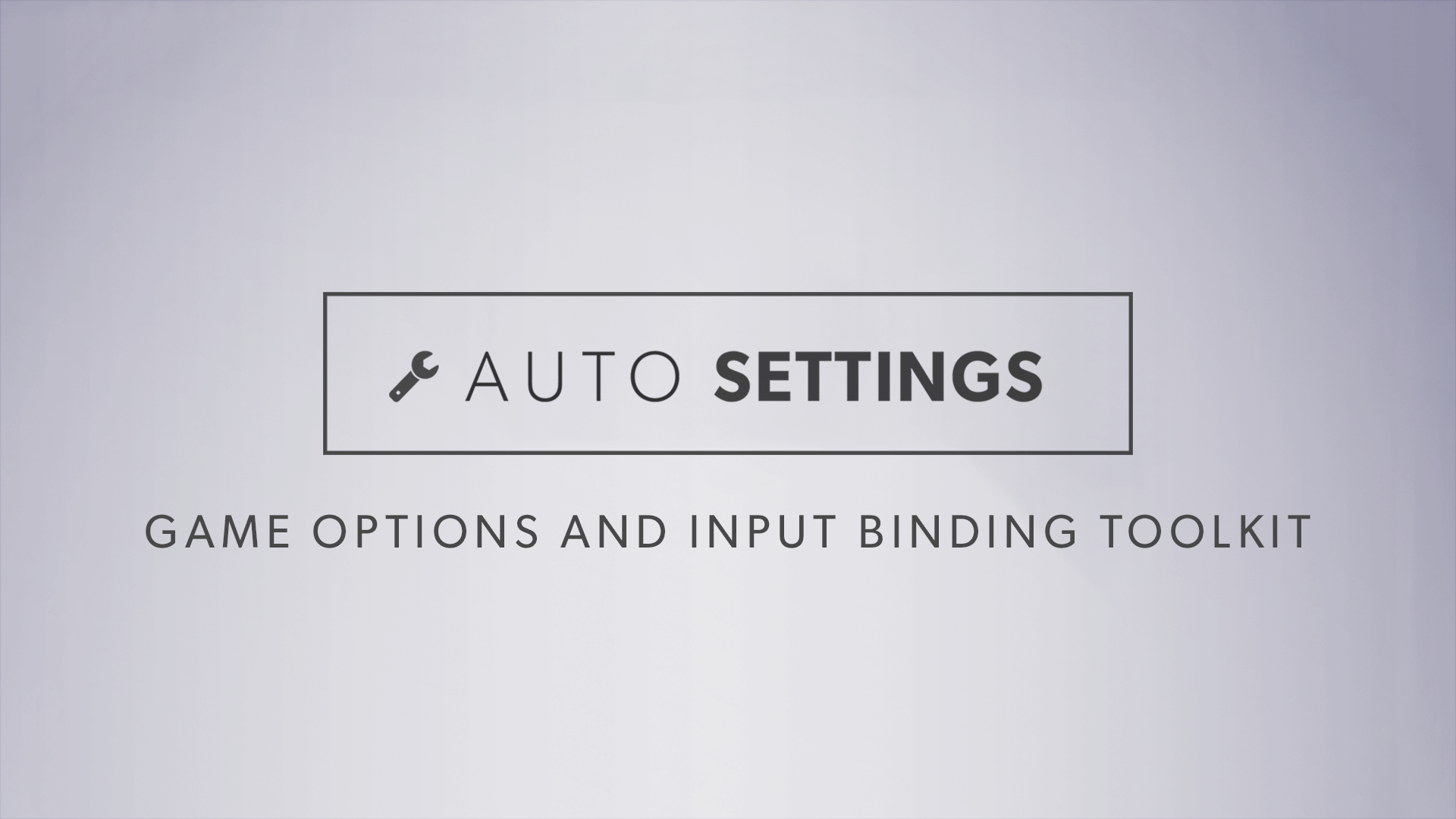 Auto Settings 