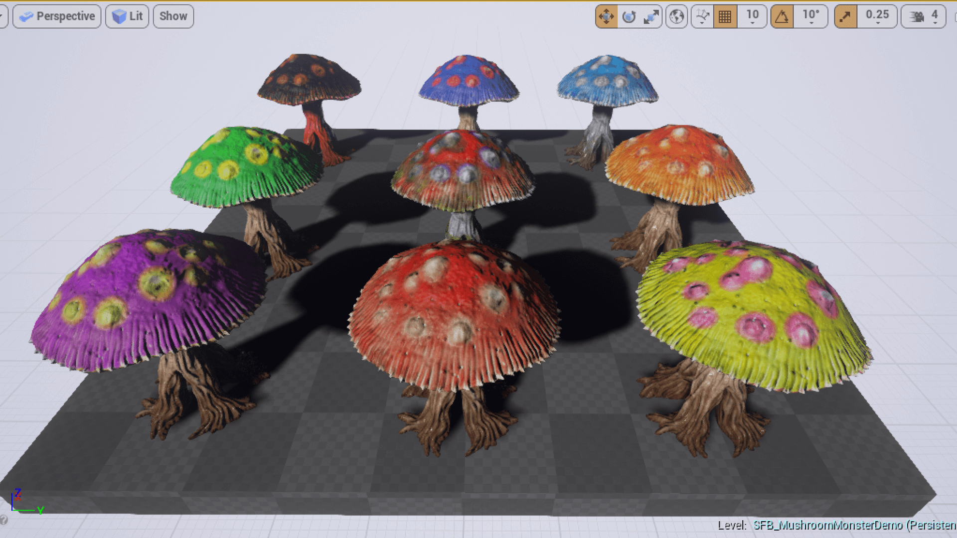 Mushroom Monster Pack PBR 