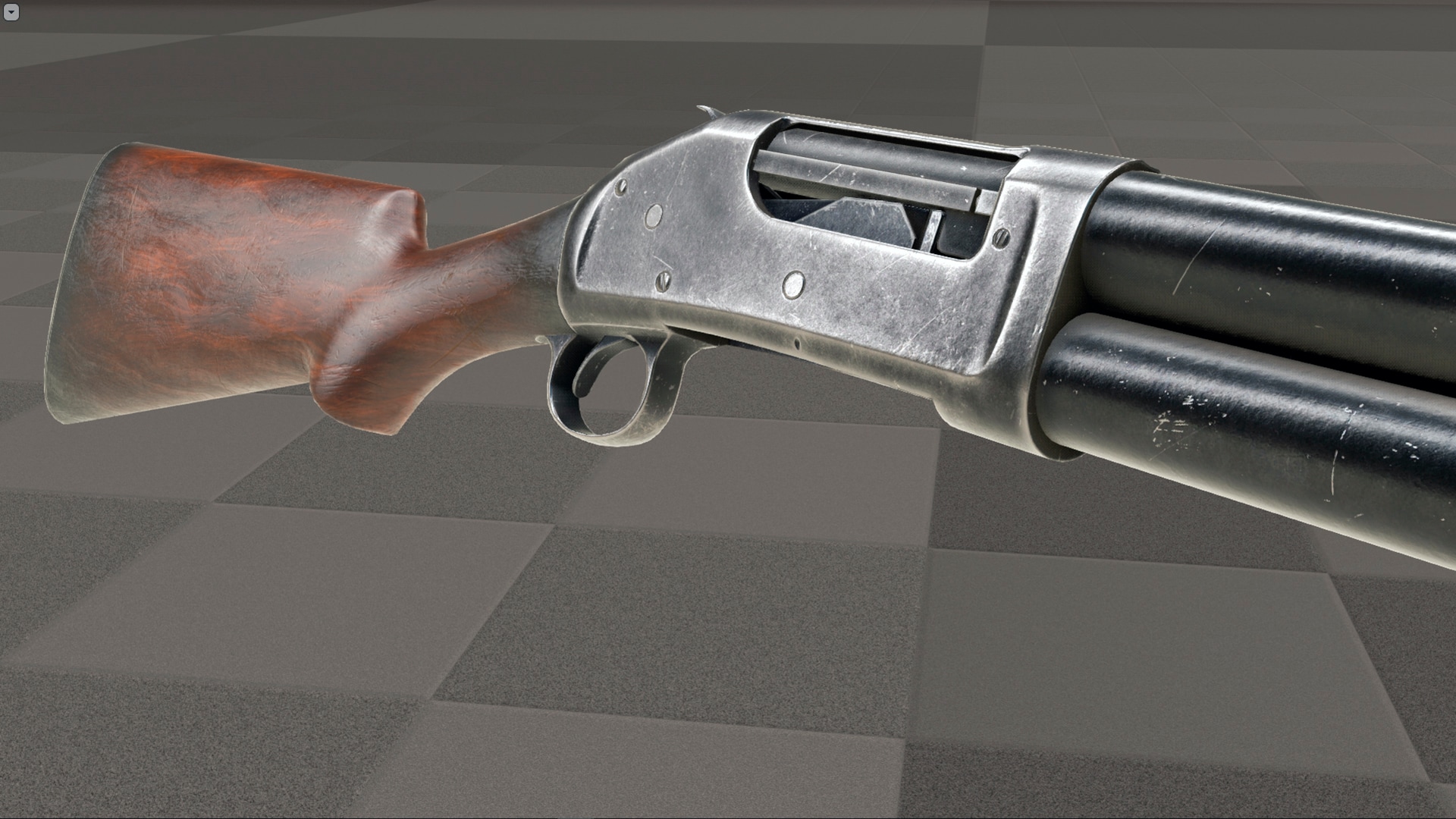 Animated Western Shotgun