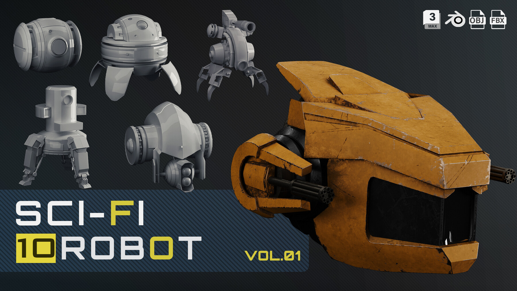 10 SCI-FI ROBOT_VOL.01