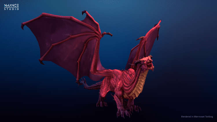 Stylized Fantasy Dragon 