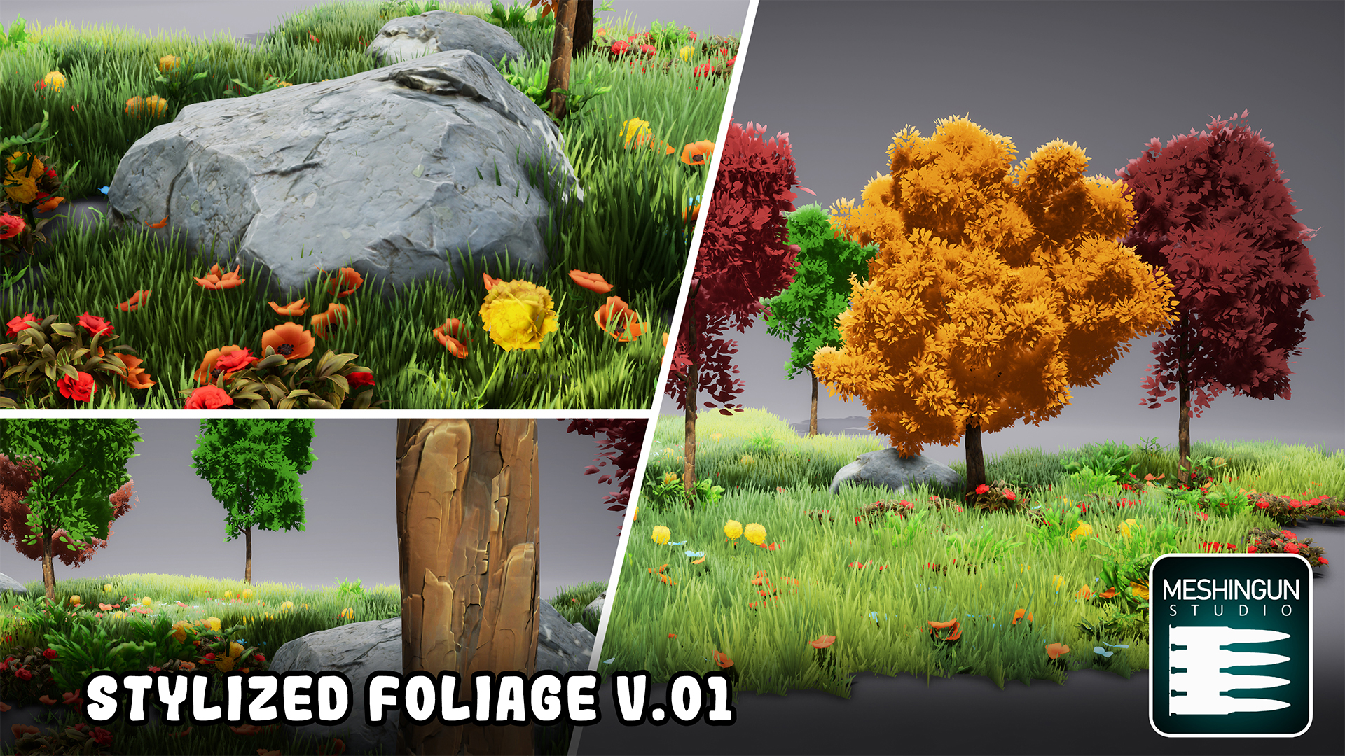 Stylized Foliage Pack V.01 