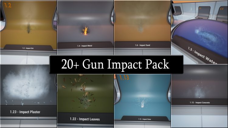 20+ Gun Impact Particles 