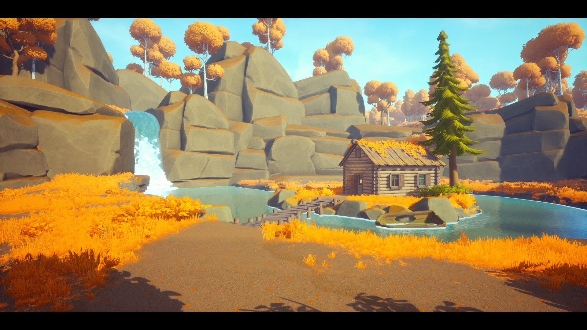 Stylized Autumn Forest