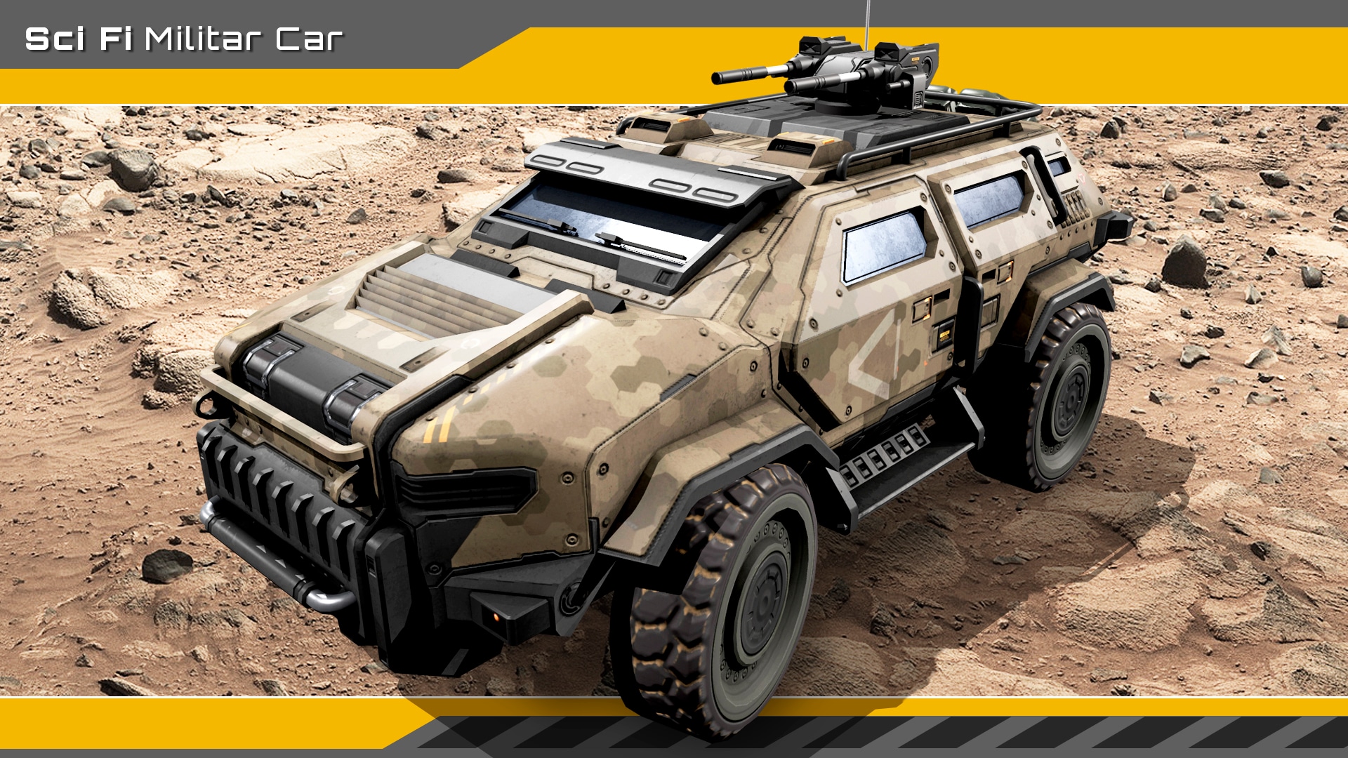 SciFi Military Car 