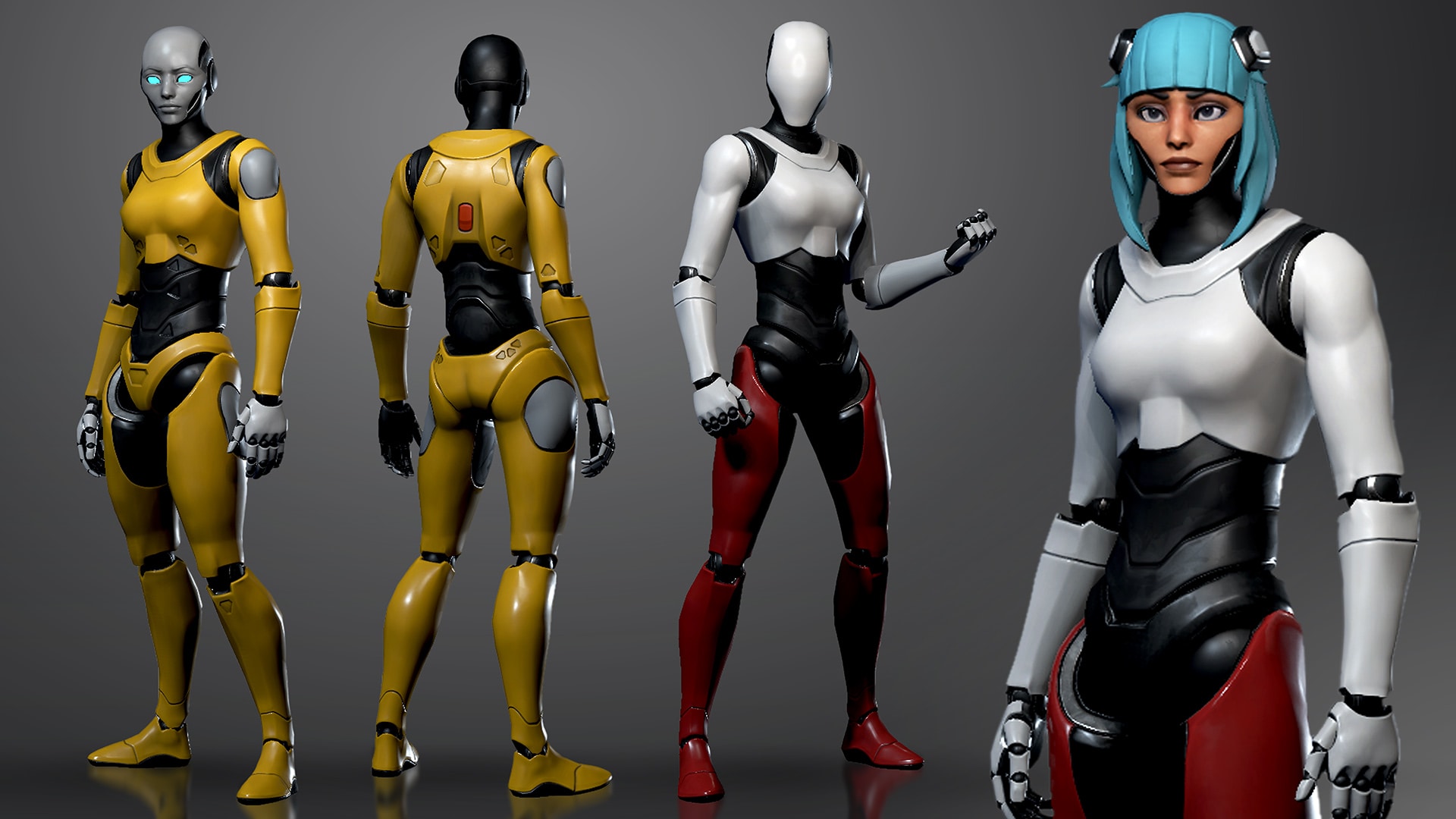 Female Mannequin Character for Stylized Female 