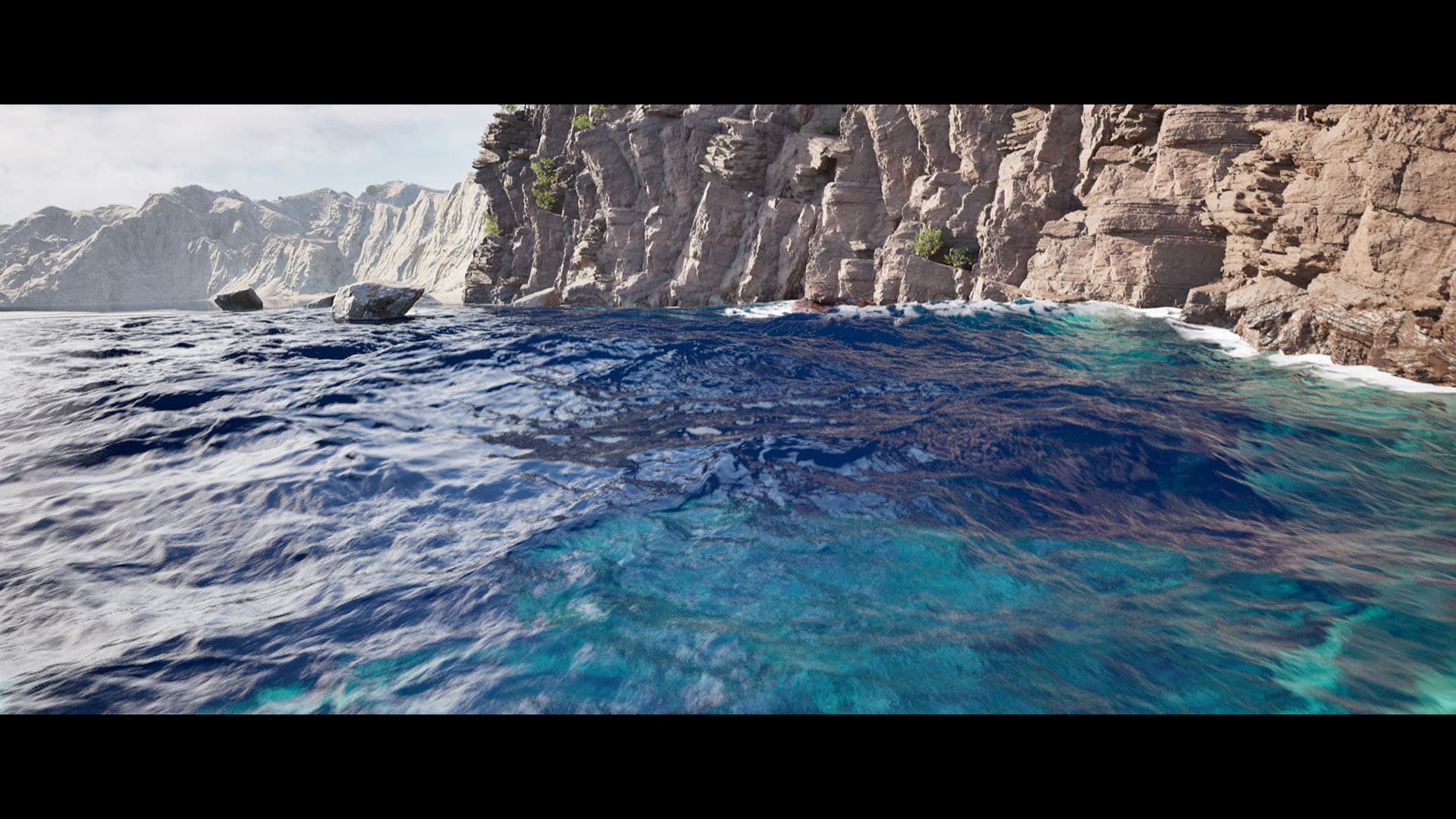 Ocean System for Rendered Cinematics