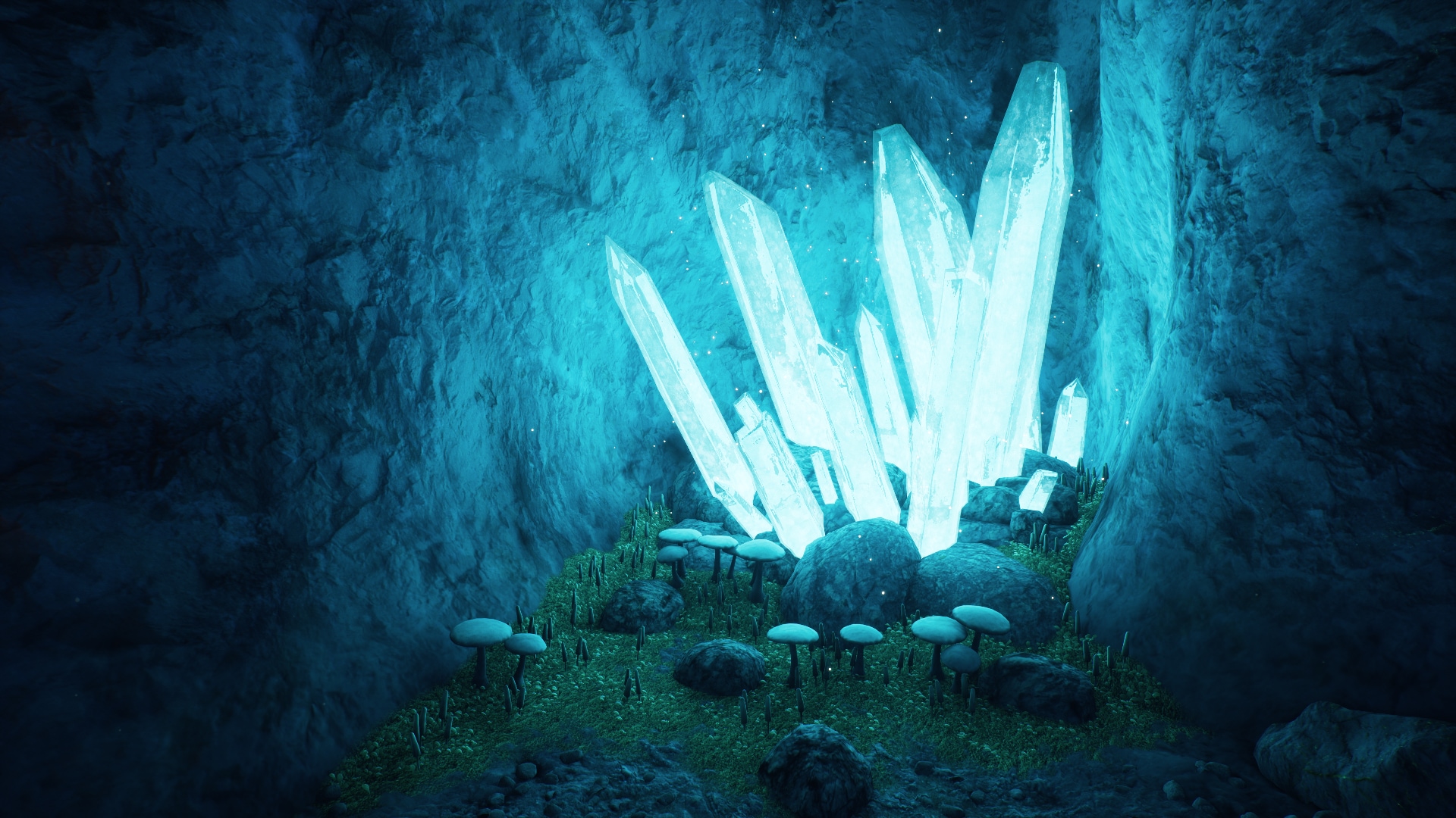 Crystal Mines - Scene and Assets 