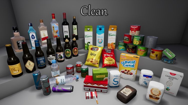 Supermarket Product - Food and Drinks 