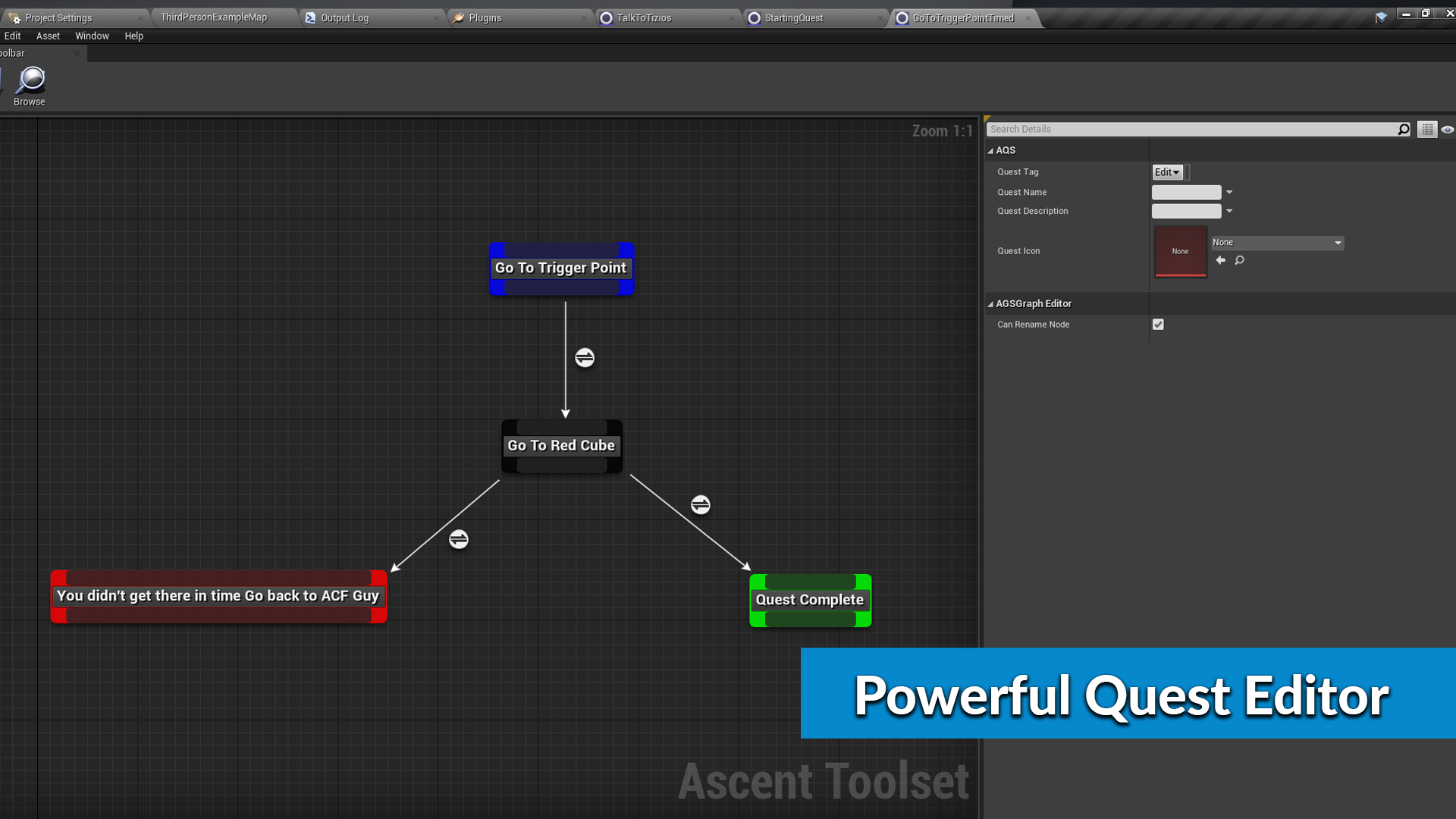 Ascent Toolset (ATS) - Quests, Dialogues and State Machine