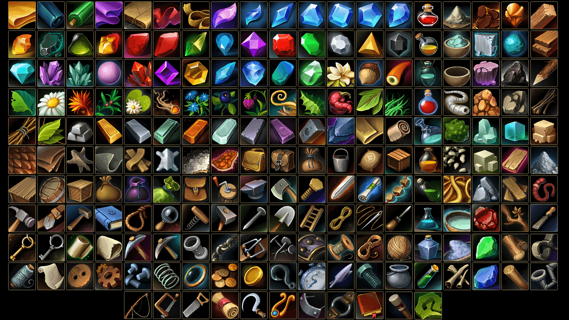 Resources and Craft Icon Pack 