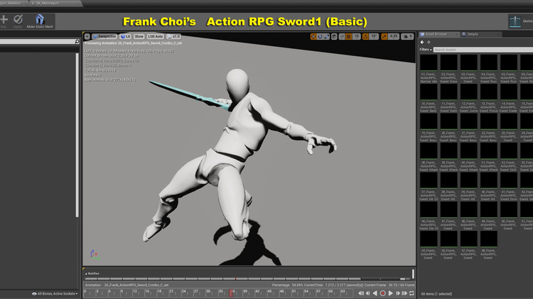 Frank Action RPG Sword 1 (Basic Set)