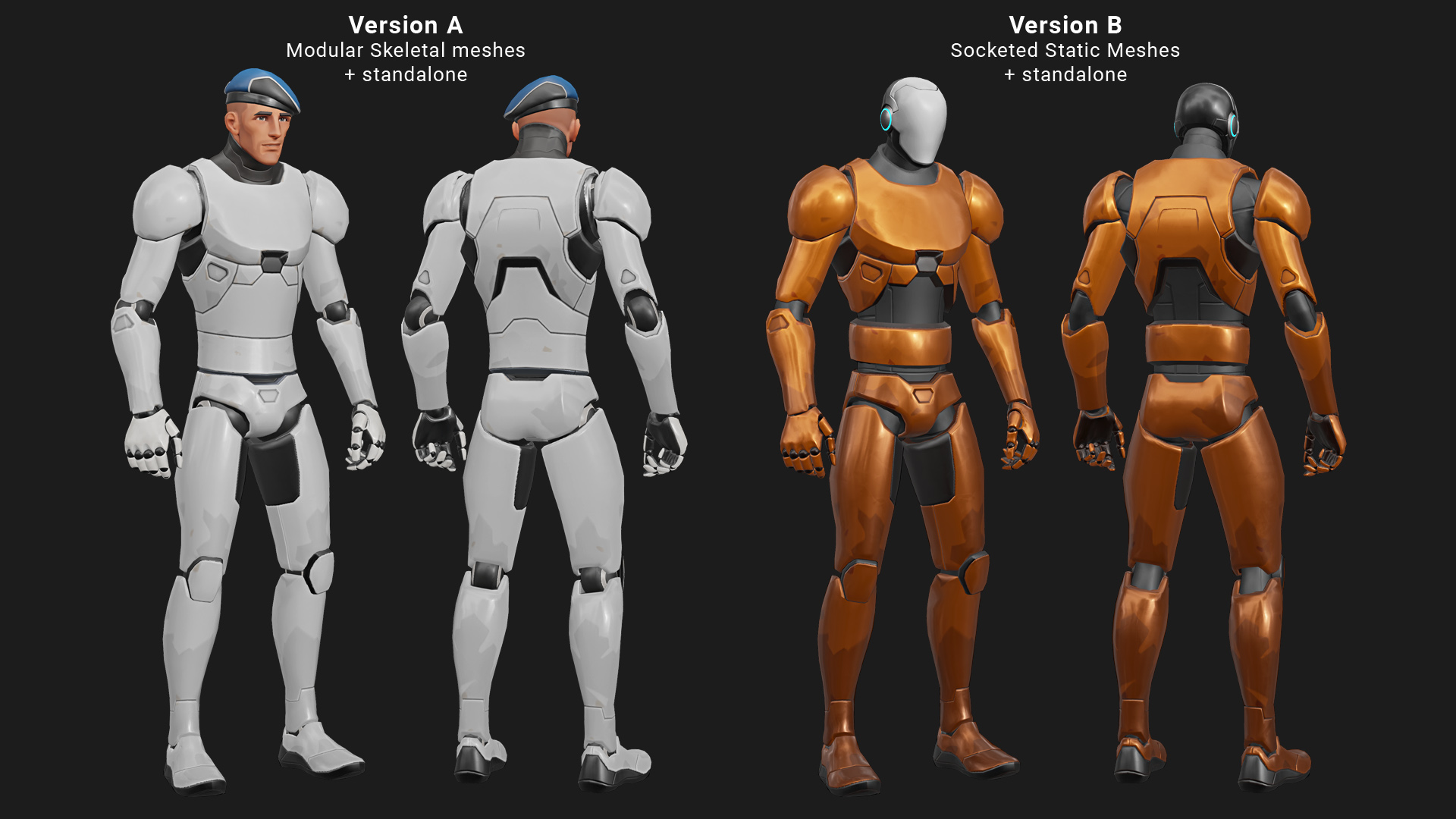 Modular Male Mannequin on Standard Skeleton