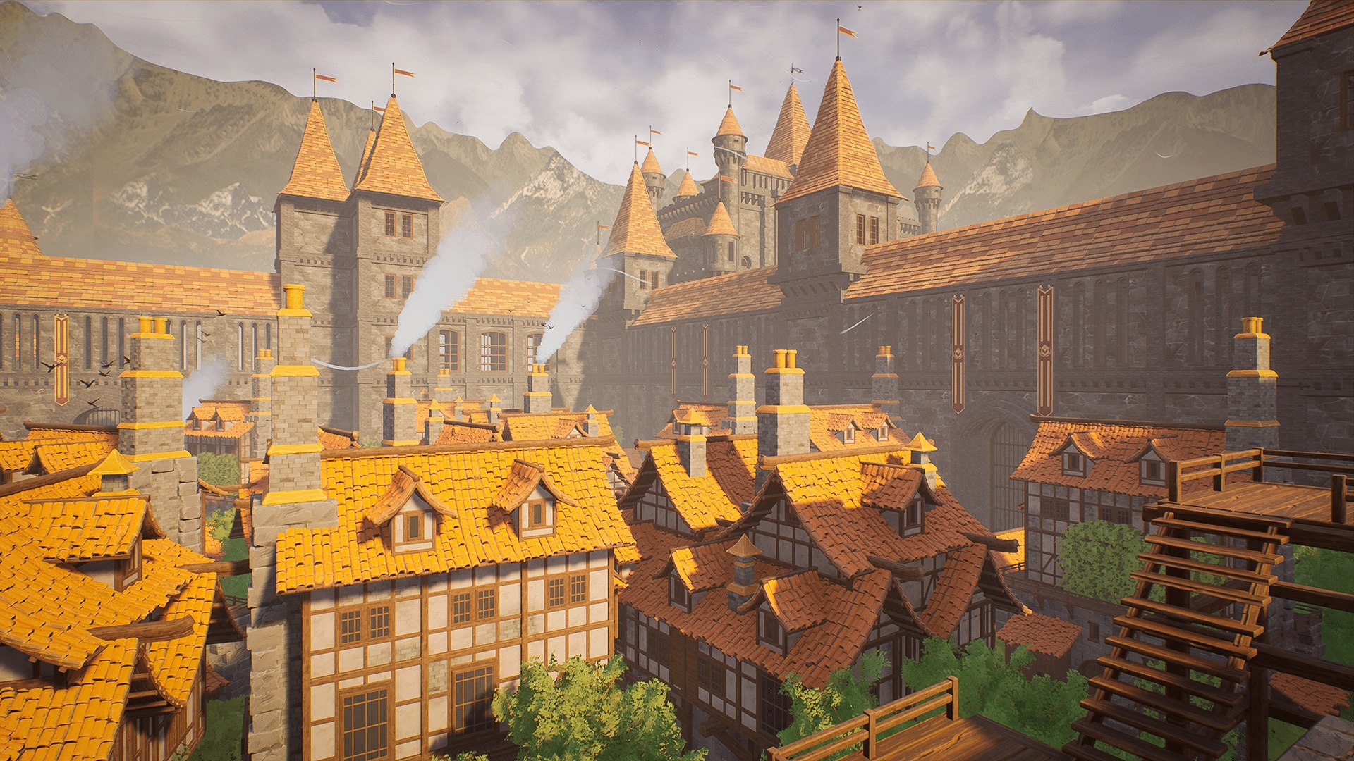 Modular Medieval Castle - Town - Castle - Medieval Castle - Medieval Town