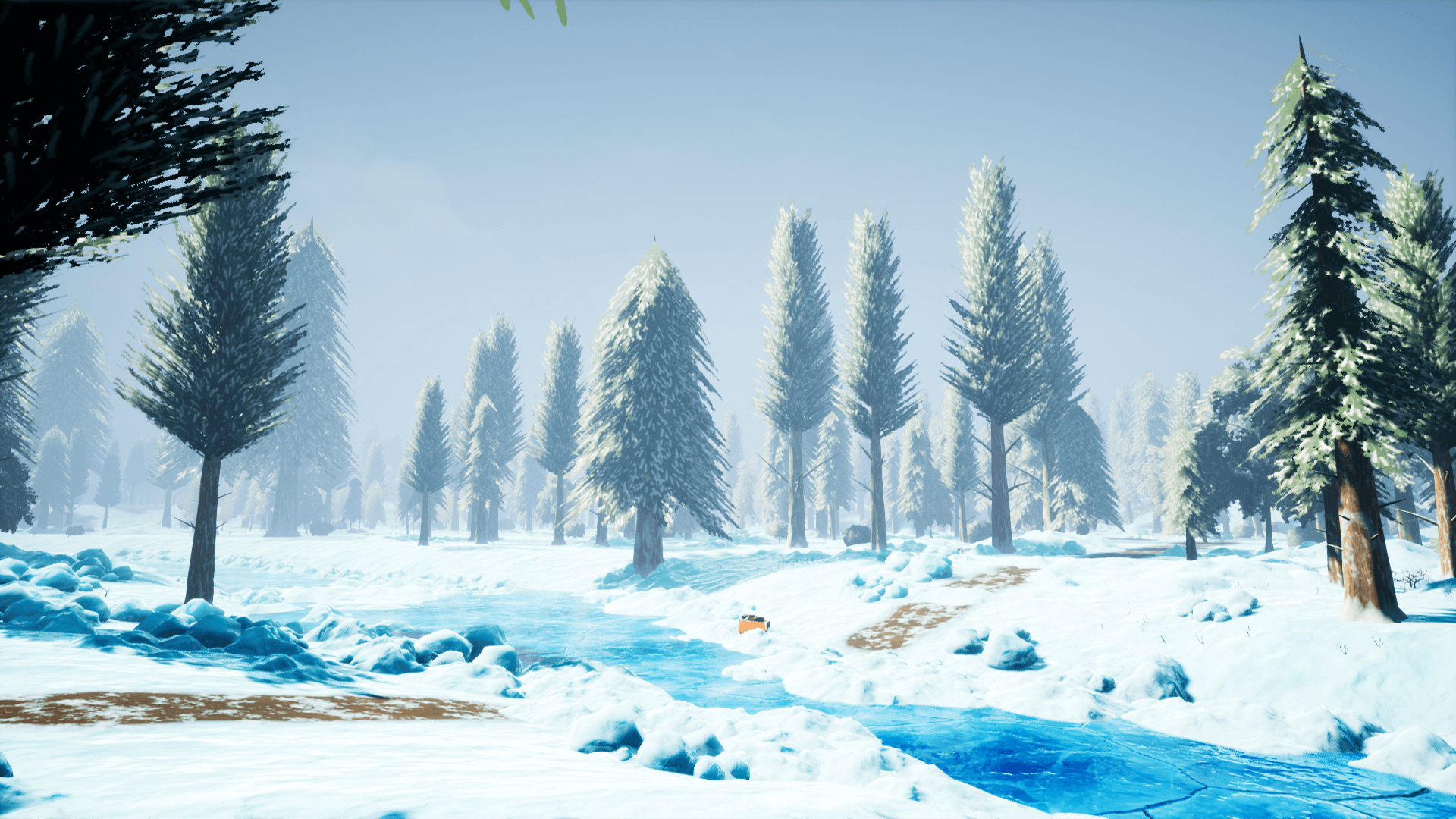 Stylized Snowy Environment