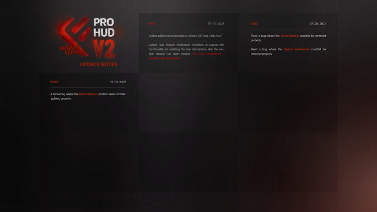 Pro HUD Pack V2: Horror Version 