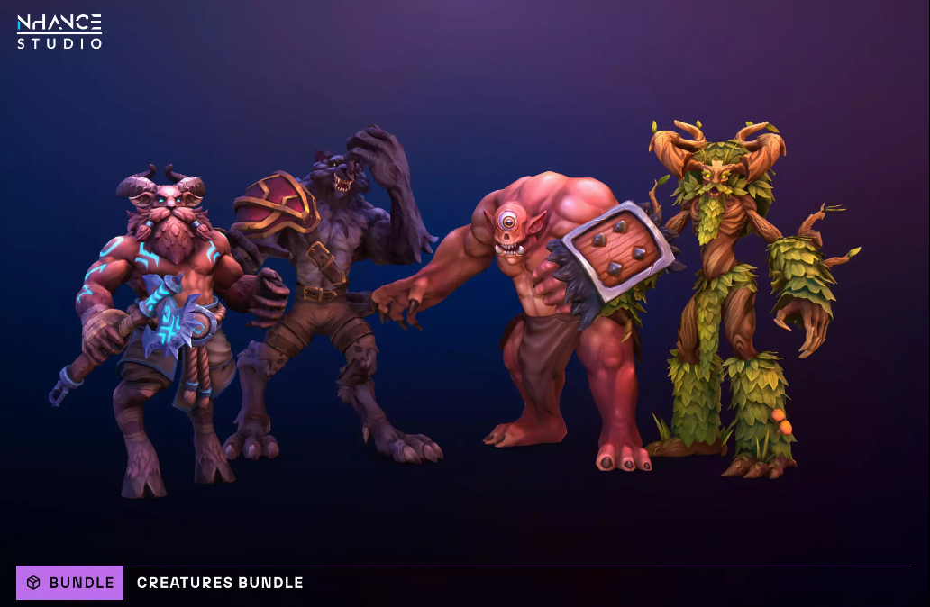 Stylized Fantasy Creatures Bundle #2