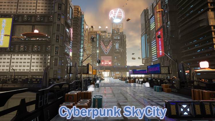 Cyberpunk SkyCity 