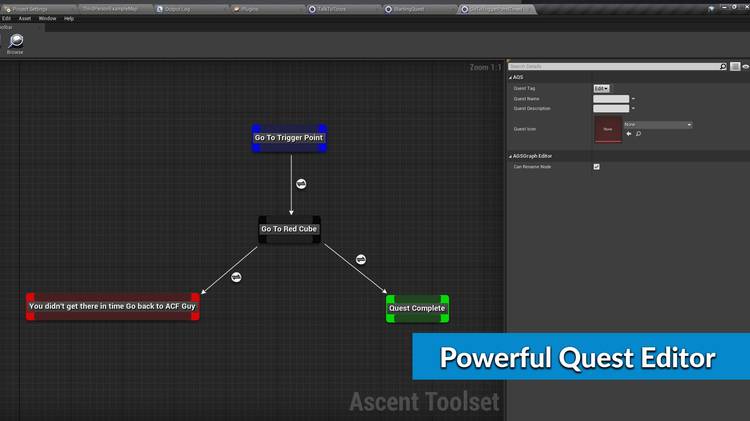 Ascent Toolset - Quests Dialogues and State Machine