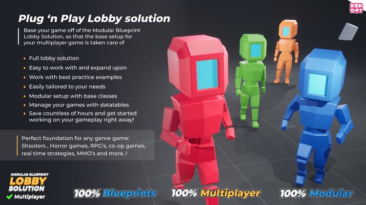 Multiplayer Blueprint Lobby Solution