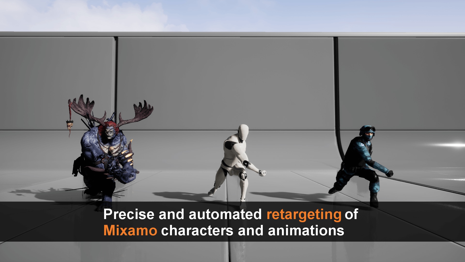 Mixamo Animation Retargeting