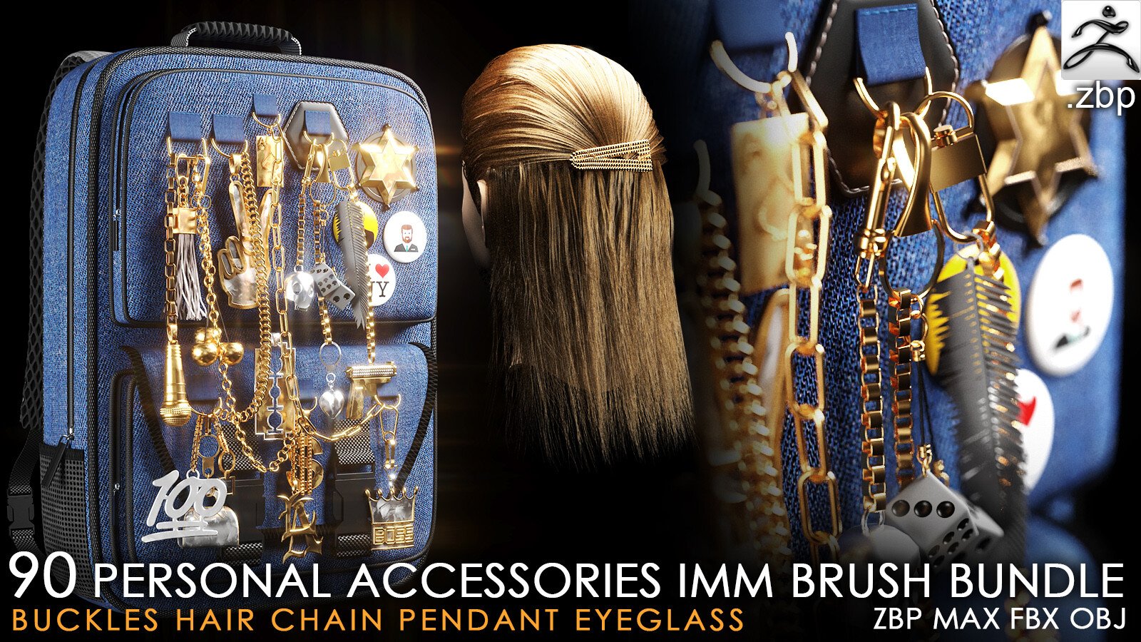 90 personal accessories IMM brush bundle 