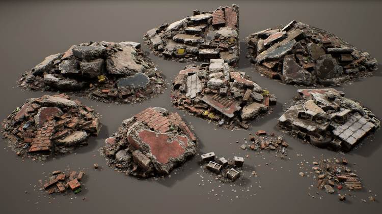 Rubble and Debris - Modular Set 