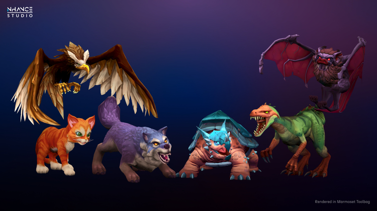 Stylized Fantasy Creatures Bundle