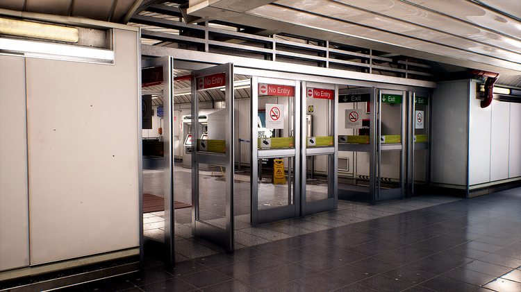 CCA Subway Train Terminal 