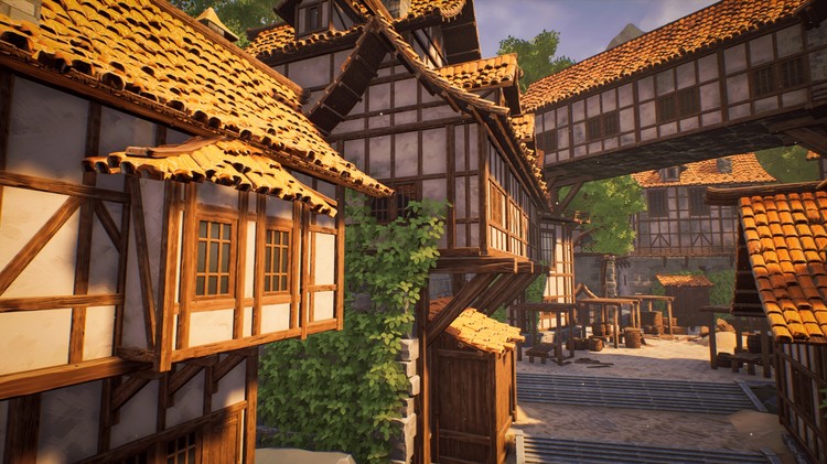 Modular Medieval Town Village Medieval Village Interiors Included