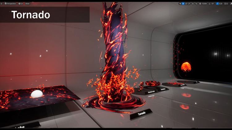 Lava VFX with Blueprint